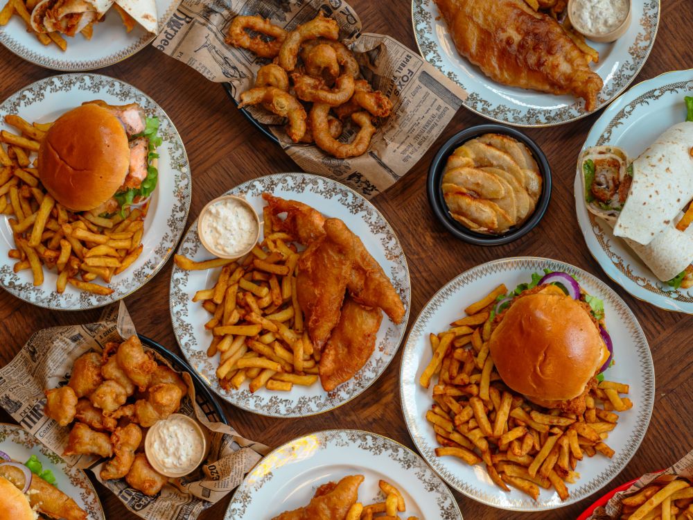 Image de présentation des plats principaux d'Au Fish à Papa