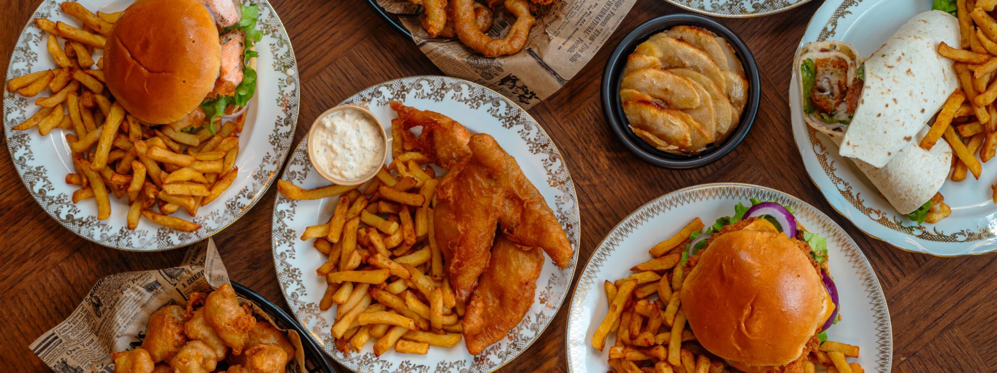 Image de présentation des plats principaux d'Au Fish à Papa
